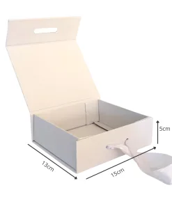 Caja Magnética 13x15x5 Blanco Con Manilla