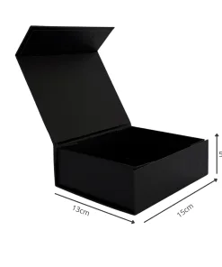 Caja Magnética 13x15x5 Negro Sin Manilla