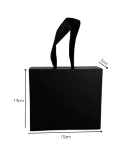 Caja Magnética 13x15x5 Negro Con Manilla