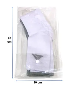 "20X25" Bolsa PVC Con Broche