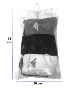 "20X38" Con Broche y Colgador