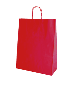 BOLSA PAPEL ROJO LISO