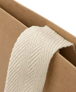 Alternative view of Bolsa De Papel Lujo "30X20X6"Kraft con Manilla Algodón Tejido
