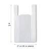 bolsa camiseta 60.70 blanca