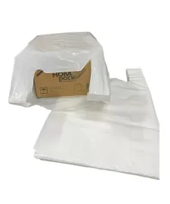 BOLSA CAMISETA GRUESA BLANCA